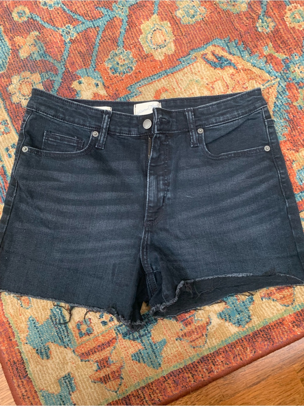 Universal Thread Blackwashed Denim Cutoff Shorts